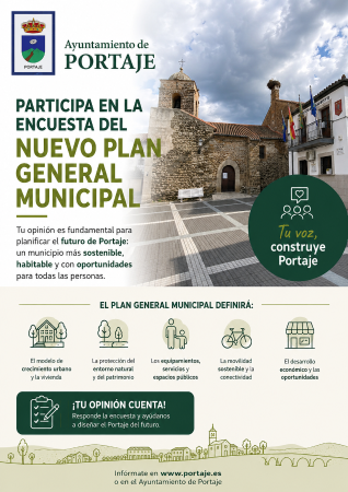 Imagen ENCUESTA - Plan General Municipal de Portaje