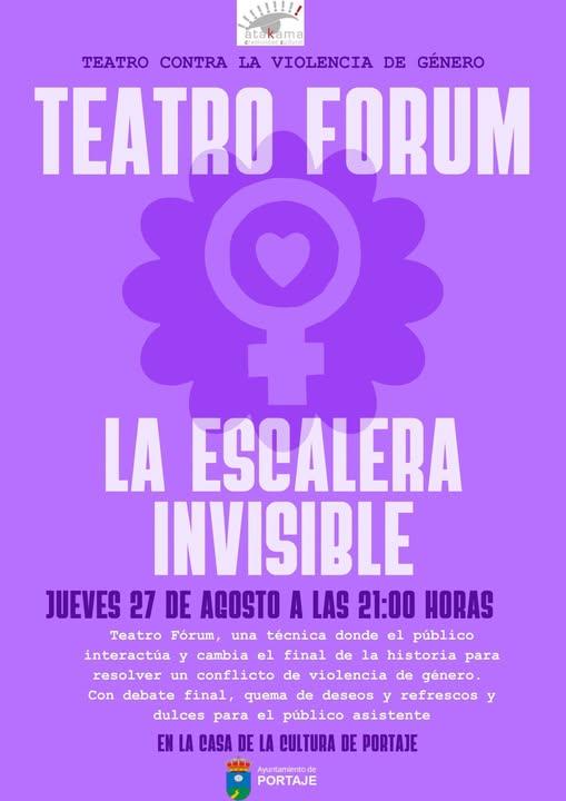 Imagen 27 de Agosto - Teatro Forum, teatro contra la violencia de género, LA ESCALERA INVISIBLE